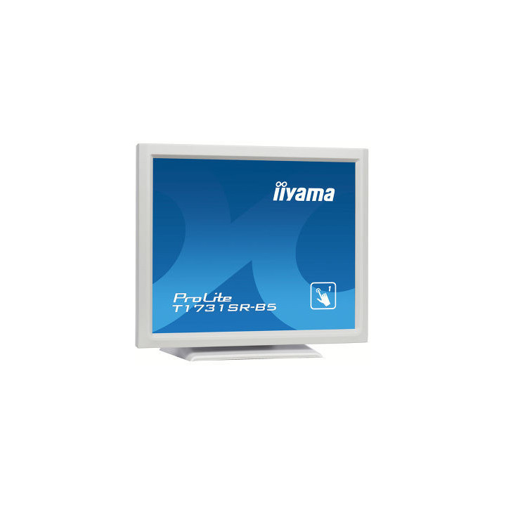 iiyama ProLite T1731SR-W5 monitor de ecrã 43,2 cm (17") 1280 x 1024 pixels TN Ecrã táctil Branco