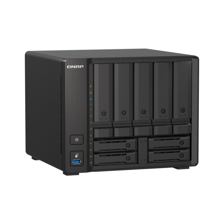 QNAP TS-H973AX NAS Tower Ethernet LAN Preto V1500B