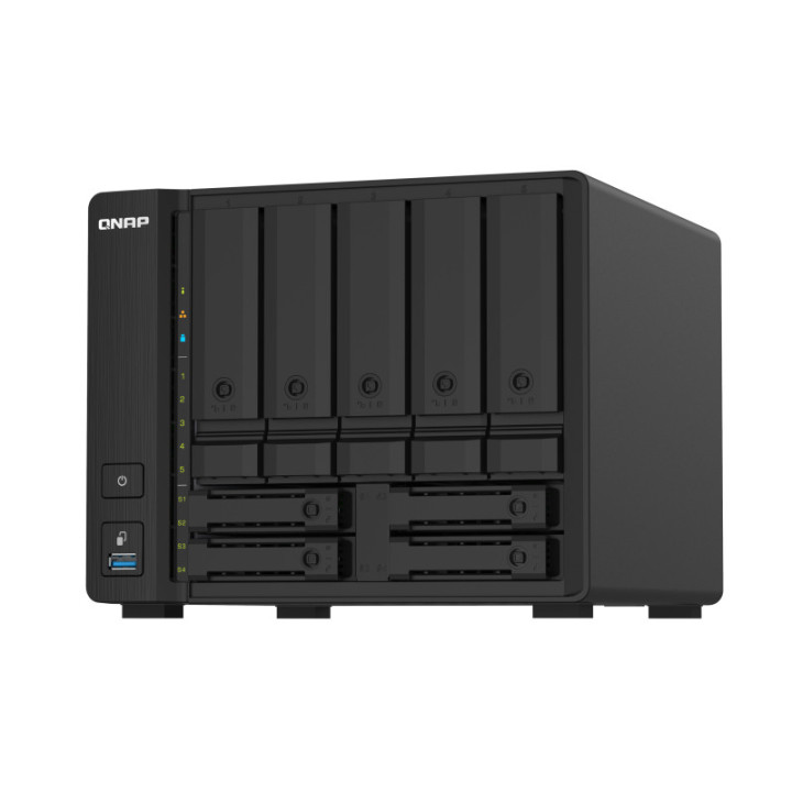 QNAP TS-932PX NAS Tower Ethernet LAN Preto Alpine AL-324
