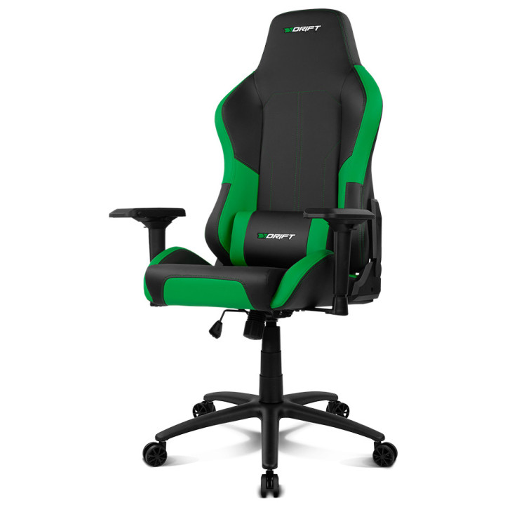 DRIFT DR250 Cadeira de jogos para PC Assento estofado e alcochoado Preto, Verde