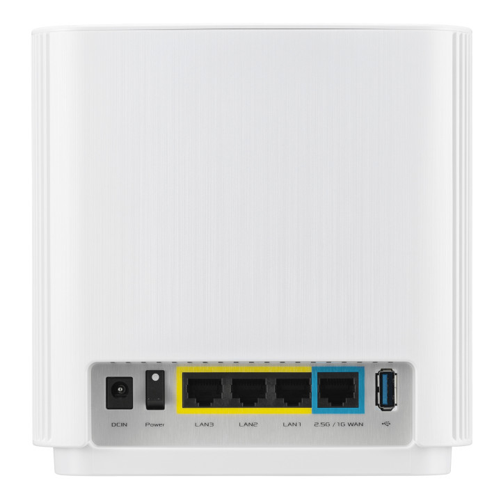 ASUS ZenWiFi AX (XT9) AX7800 1er Pack Weiß Tri-band (2,4 GHz   5 GHz   5 GHz) Wi-Fi 6 (802.11ax) Branco 4 Interno