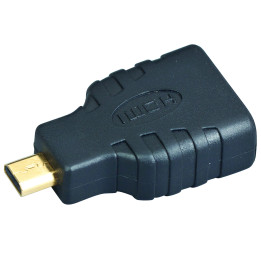 Gembird HDMI(F)-microHDMI(M) Preto