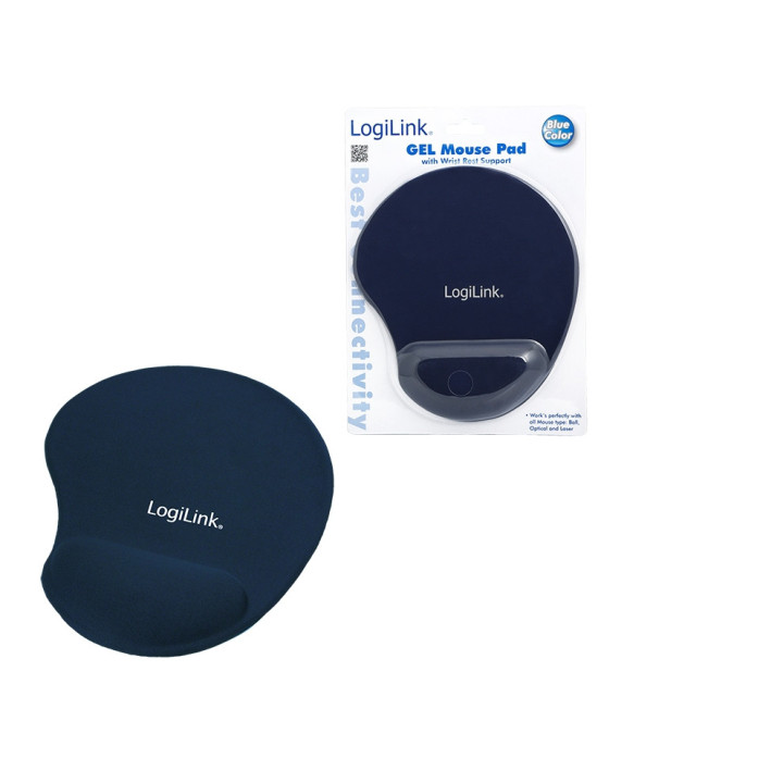 LogiLink ID0027B tapete de rato Azul