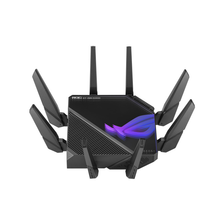 ASUS ROG Rapture GT-AXE16000 router sem fios 10 Gigabit Ethernet Tri-band (2.4 GHz   5 GHz   6 GHz) Preto