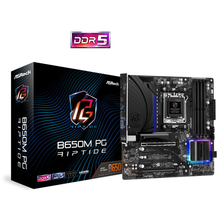 Motherboard Asrock B650M PG Riptide AMD B650 AM5 micro ATX