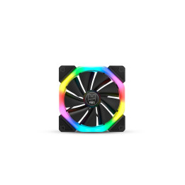 NOX D-Fan Caixa de computador Ventoinha 12 cm Preto