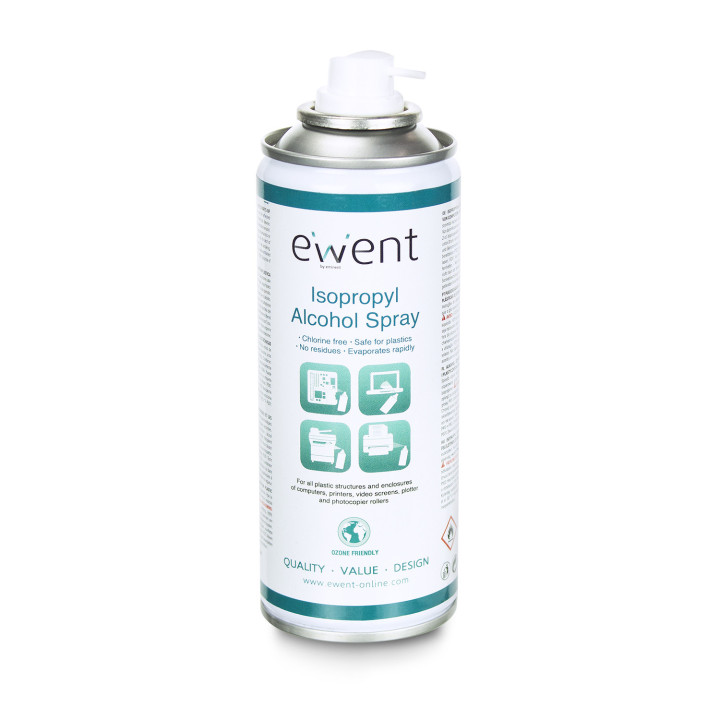 Ewent EW5613 kit de limpeza de equipamento Impressora Spray de limpeza de equipamento 200 ml