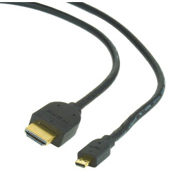 Cabo Gembird HDMI Type A (Standard) HDMI Type D (Micro) 1.8m Preto