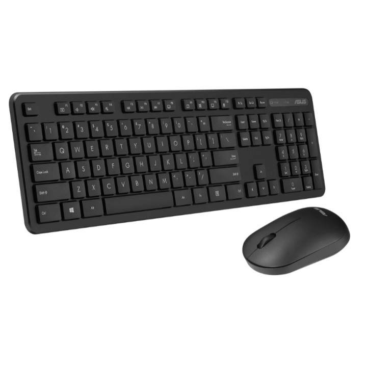 Kit Teclado + Rato Asus CW100 Wireless 2.4GHz Preto