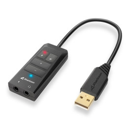 Sharkoon 4044951034215 placa de som 7.1 canais USB