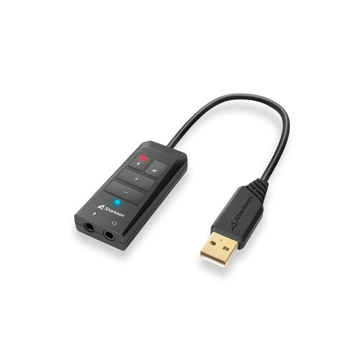 Sharkoon 4044951034215 placa de som 7.1 canais USB