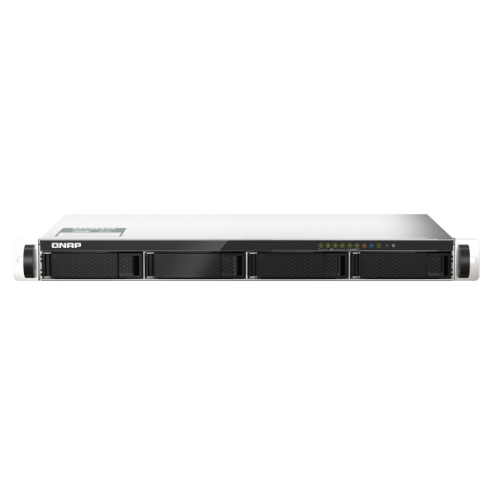 QNAP TS-435XEU NAS Rack (1U) Ethernet LAN Preto, Cinzento CN9131