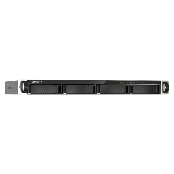 QNAP TS-435XEU NAS Rack (1U) Ethernet LAN Preto, Cinzento CN9131
