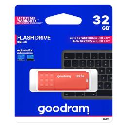 Goodram UME3 unidade de memória USB 32 GB USB Type-A 3.2 Gen 1 (3.1 Gen 1) Laranja
