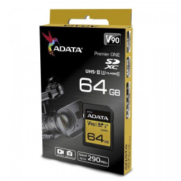 Cartão de memória ADATA Premier ONE 64 GB SDXC UHS-II Classe 10