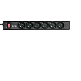 Eaton PS6D estabilizador de corrente Preto, Branco 6 tomada(s) CA 220 - 250 V 1 m