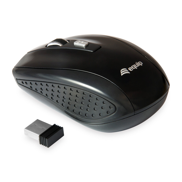 Equip 245104 rato Ambidestro RF Wireless Ótico 1600 DPI