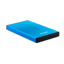 TooQ TQE-2527BL Caixa para Discos Rígidos Caixa de disco rígido Preto, Azul 2.5"