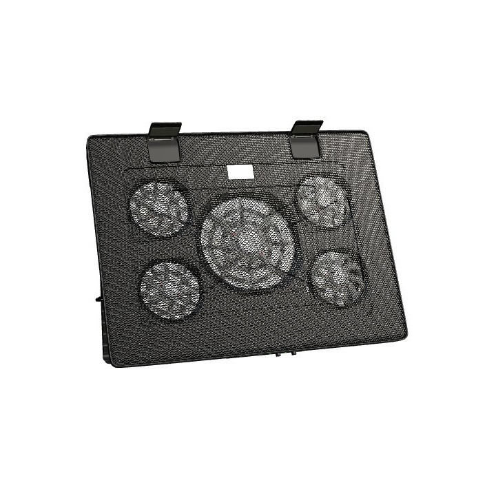 Mars Gaming MNBC2 base de refrigeração para computador 43,9 cm (17.3") 2000 RPM Preto