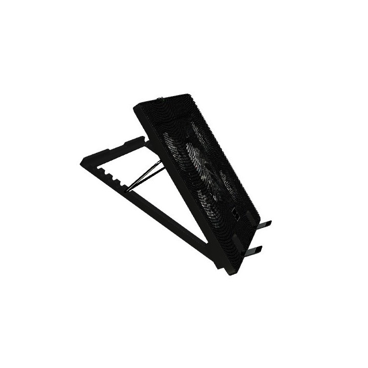 Mars Gaming MNBC2 base de refrigeração para computador 43,9 cm (17.3") 2000 RPM Preto