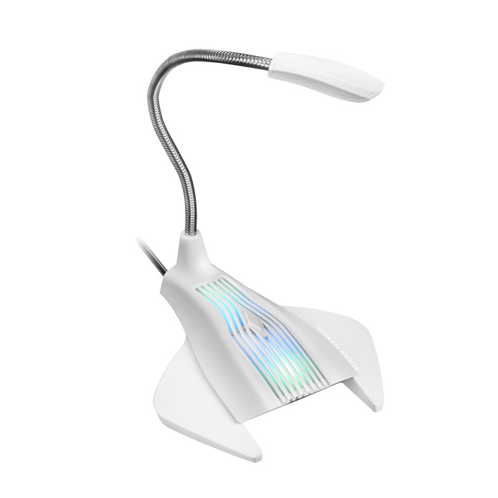 Mars Gaming MMICW microfone Branco Microfone de mesa