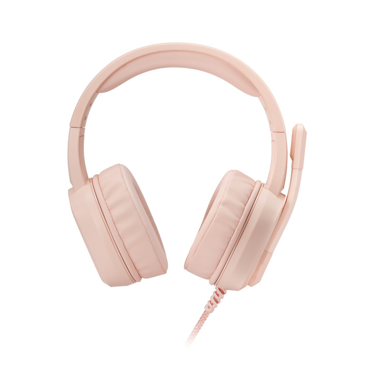 Mars Gaming MH320 Auscultadores Com fios Fita de cabeça Jogos USB Type-A Rosa