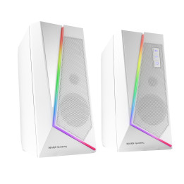 Mars Gaming MS7W altifalante Branco Com fios e sem fios 20 W