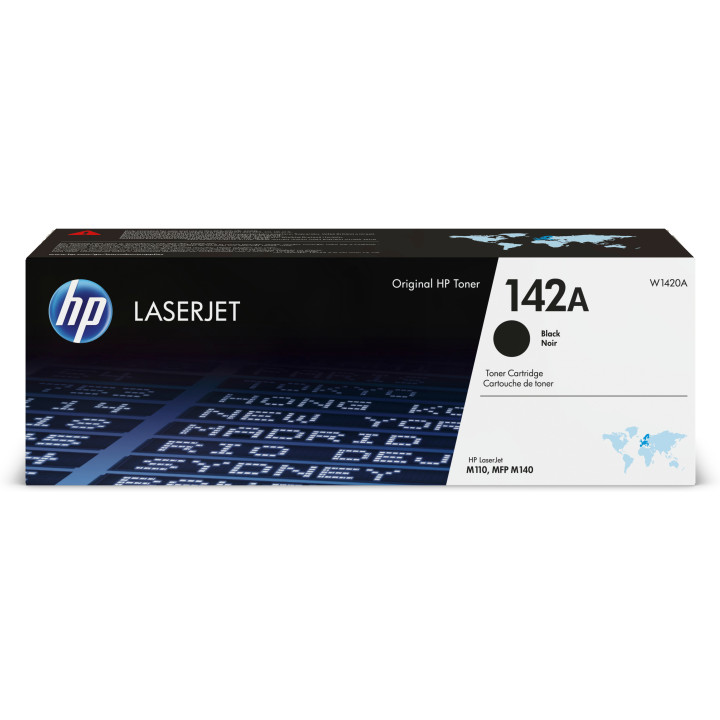 HP Toner LaserJet Original 142A, preto