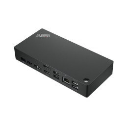 Lenovo 40AY0090EU base & duplicador de portas Com fios USB 3.2 Gen 1 (3.1 Gen 1) Type-C Preto