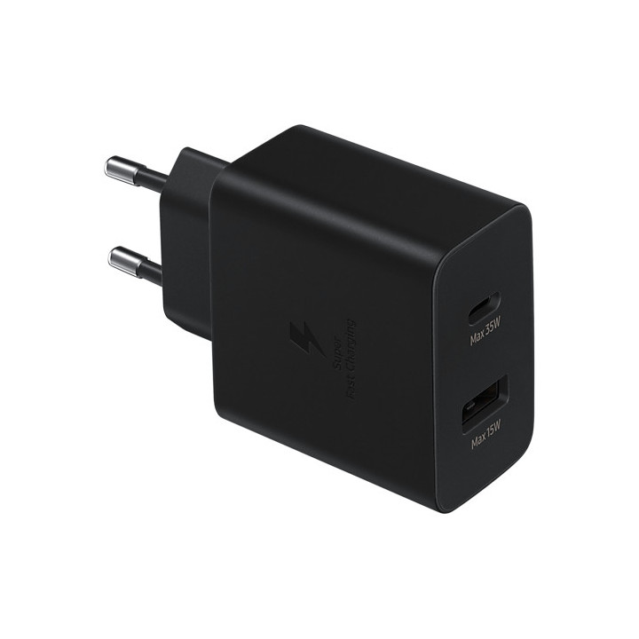 Samsung EP-TA220NBEGEU carregador de dispositivos móveis Preto Interior