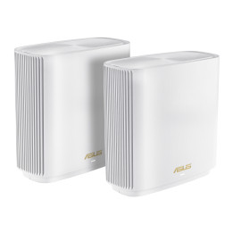ASUS ZenWiFi AX (XT9) AX7800 2er Set Weiß Tri-band (2,4 GHz   5 GHz   5 GHz) Wi-Fi 6 (802.11ax) Branco 4 Interno