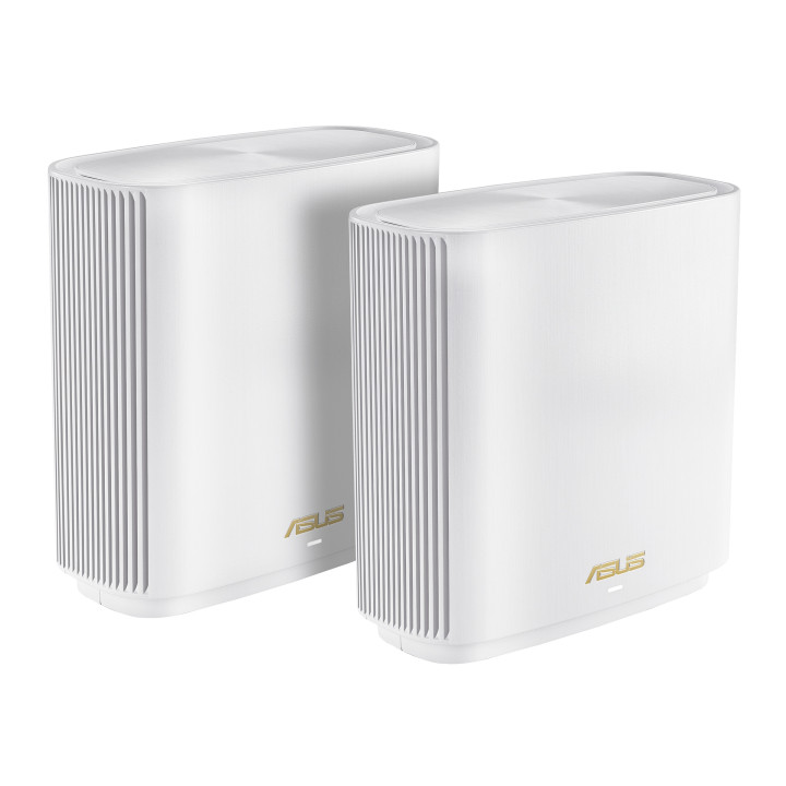 ASUS ZenWiFi AX (XT9) AX7800 2er Set Weiß Tri-band (2,4 GHz   5 GHz   5 GHz) Wi-Fi 6 (802.11ax) Branco 4 Interno