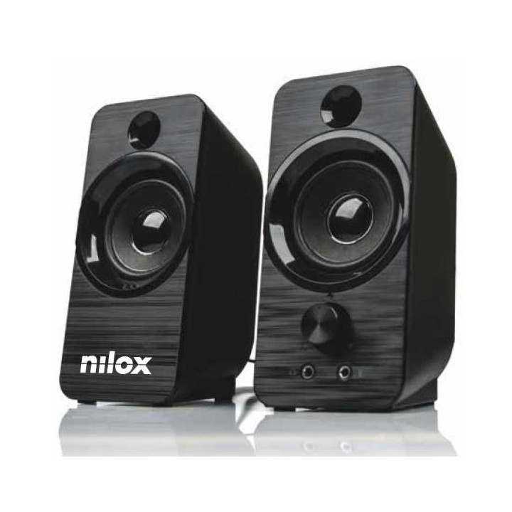 Nilox CASSE ACUSTICHE PC 6W 1-way Preto Com fios 3 W
