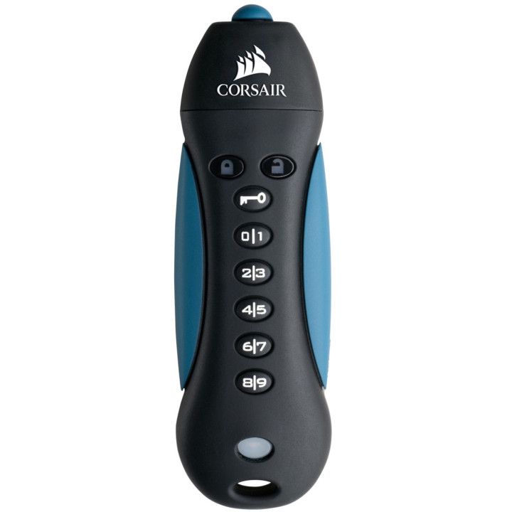 Corsair Padlock 3 unidade de memória USB 128 GB USB Type-A 3.2 Gen 1 (3.1 Gen 1) Preto, Azul