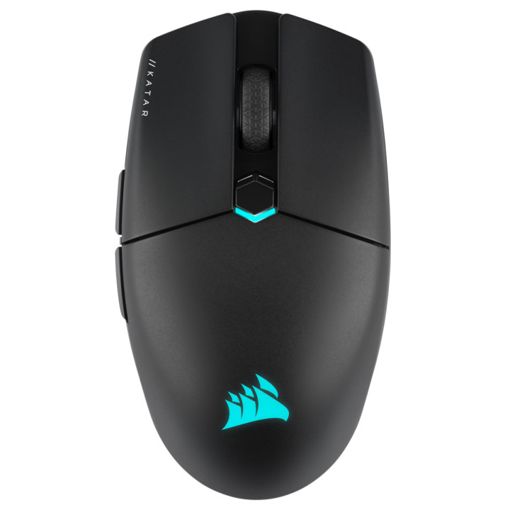 Corsair KATAR ELITE Wireless rato Mão direita RF Wireless + Bluetooth + USB Type-A Ótico 26000 DPI