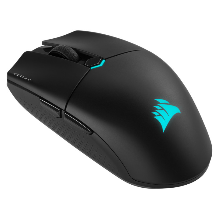 Corsair KATAR ELITE Wireless rato Mão direita RF Wireless + Bluetooth + USB Type-A Ótico 26000 DPI