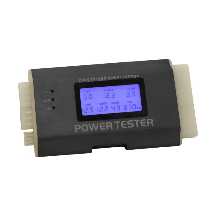 DeLOCK 18159 aparelho de teste de baterias Preto Branco