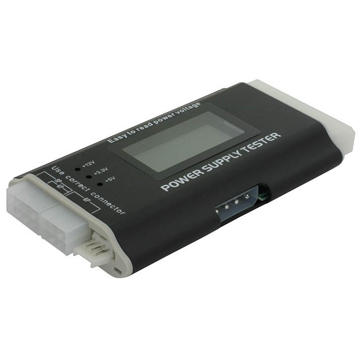 DeLOCK 18159 aparelho de teste de baterias Preto Branco