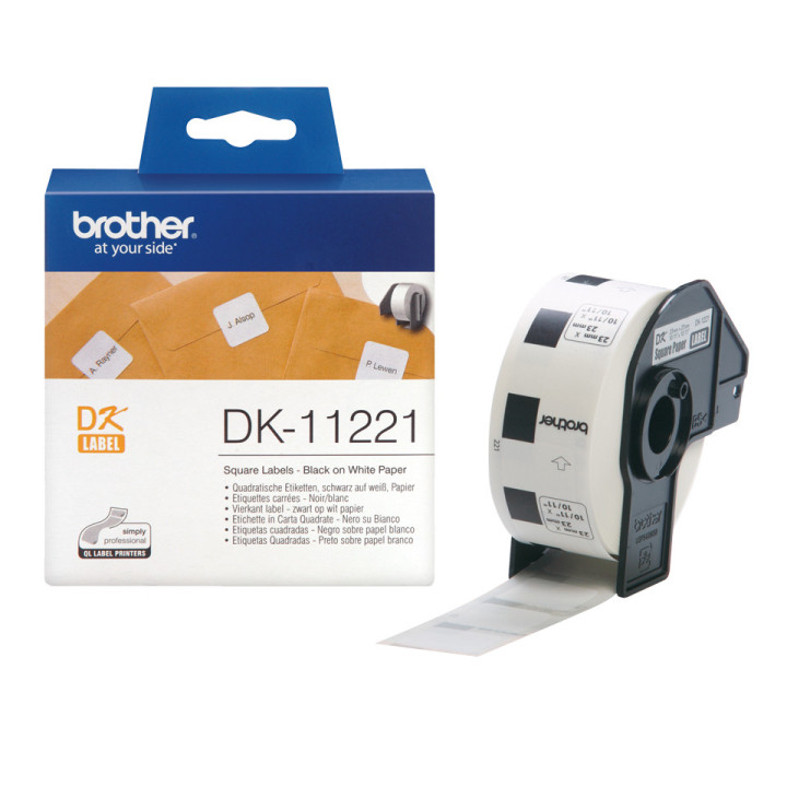 Brother DK-11221 etiquetadora Preto sobre branco