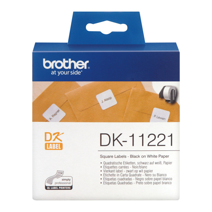 Brother DK-11221 etiquetadora Preto sobre branco