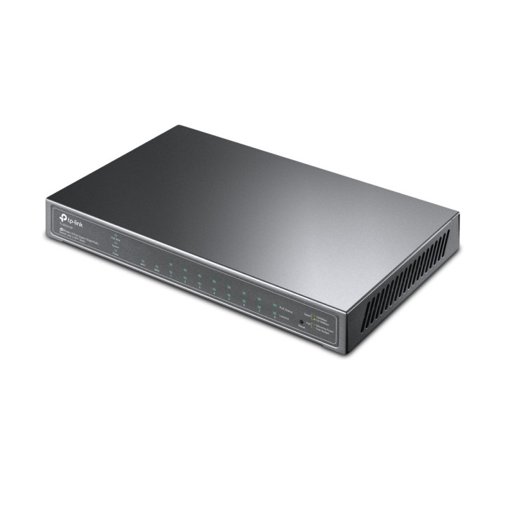 TP-Link TL-SG2210P Gerido L2 Gigabit Ethernet (10 100 1000) Power over Ethernet (PoE) Preto
