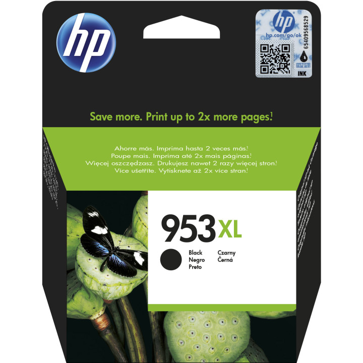 HP Tinteiro original 953XL Preto de elevado rendimento