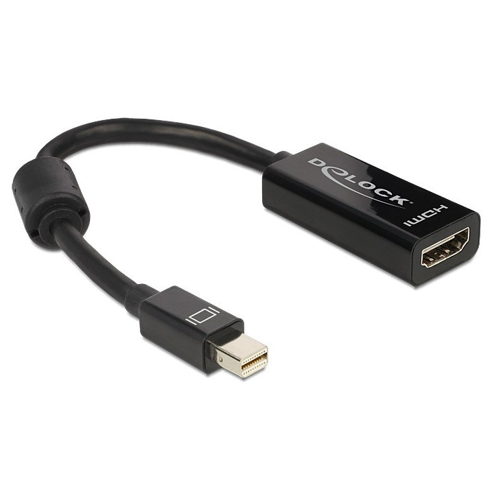 DeLOCK Adapter mini Displayport   HDMI 0,18 m HDMI Type A (Standard) Preto