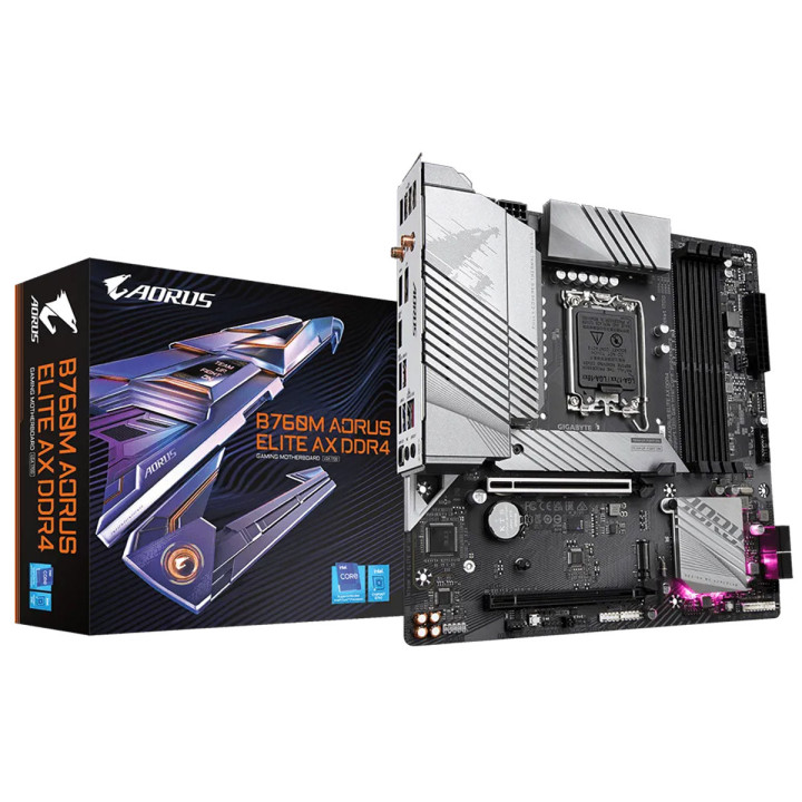 Motherboard Gigabyte B760M AORUS ELITE AX LGA 1700 micro ATX