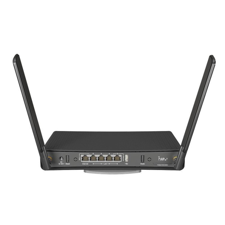 Mikrotik hAP ac³ router sem fios Gigabit Ethernet Dual-band (2,4 GHz   5 GHz) Preto