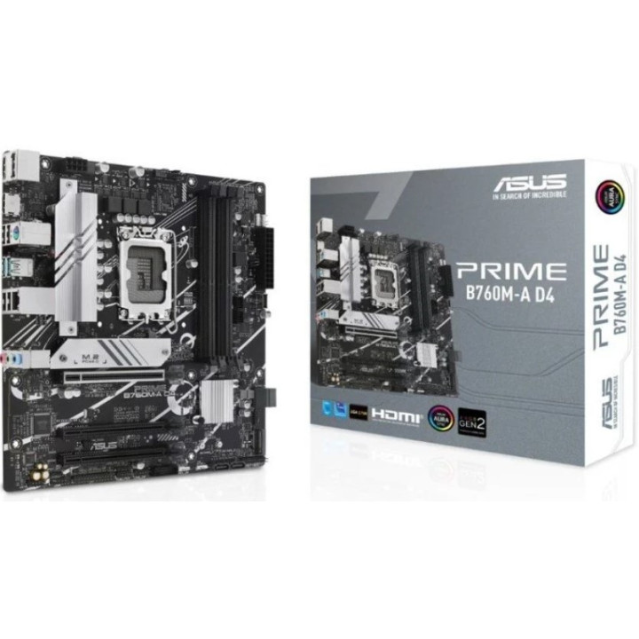 ASUS PRIME B760M-A D4 Intel B760 LGA 1700 micro ATX