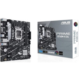 ASUS PRIME B760M-K D4 Intel B760 LGA 1700 micro ATX