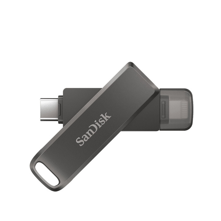 SanDisk iXpand unidade de memória USB 256 GB USB Type-C   Lightning 3.2 Gen 1 (3.1 Gen 1) Preto