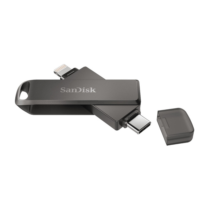SanDisk iXpand unidade de memória USB 256 GB USB Type-C   Lightning 3.2 Gen 1 (3.1 Gen 1) Preto