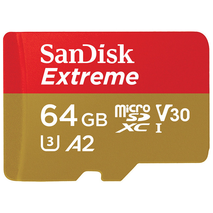 SanDisk Extreme 64 GB MicroSDXC UHS-I Classe 10